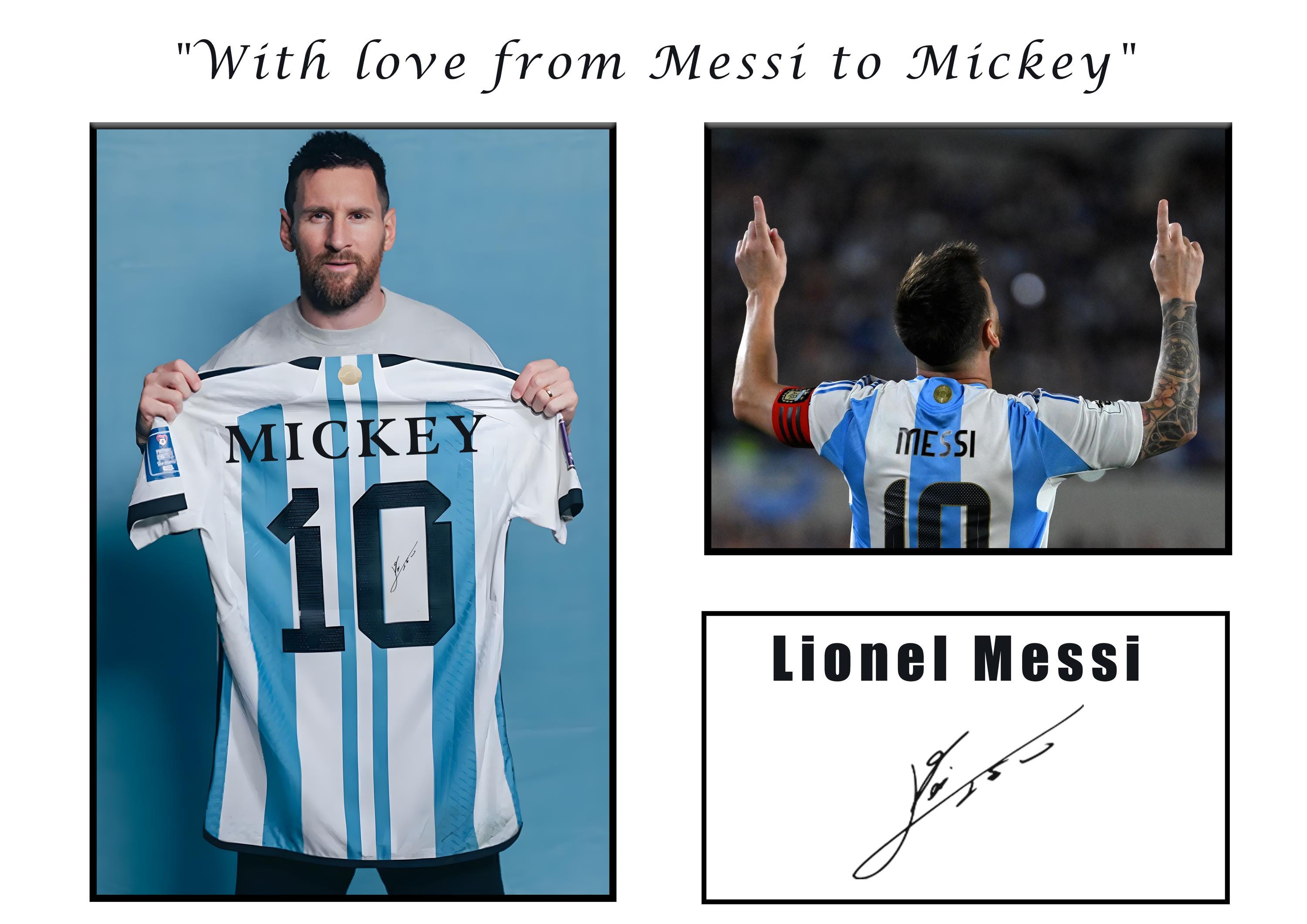 Messi Signature Portrait – Personalized Soccer Art With Free Video ...