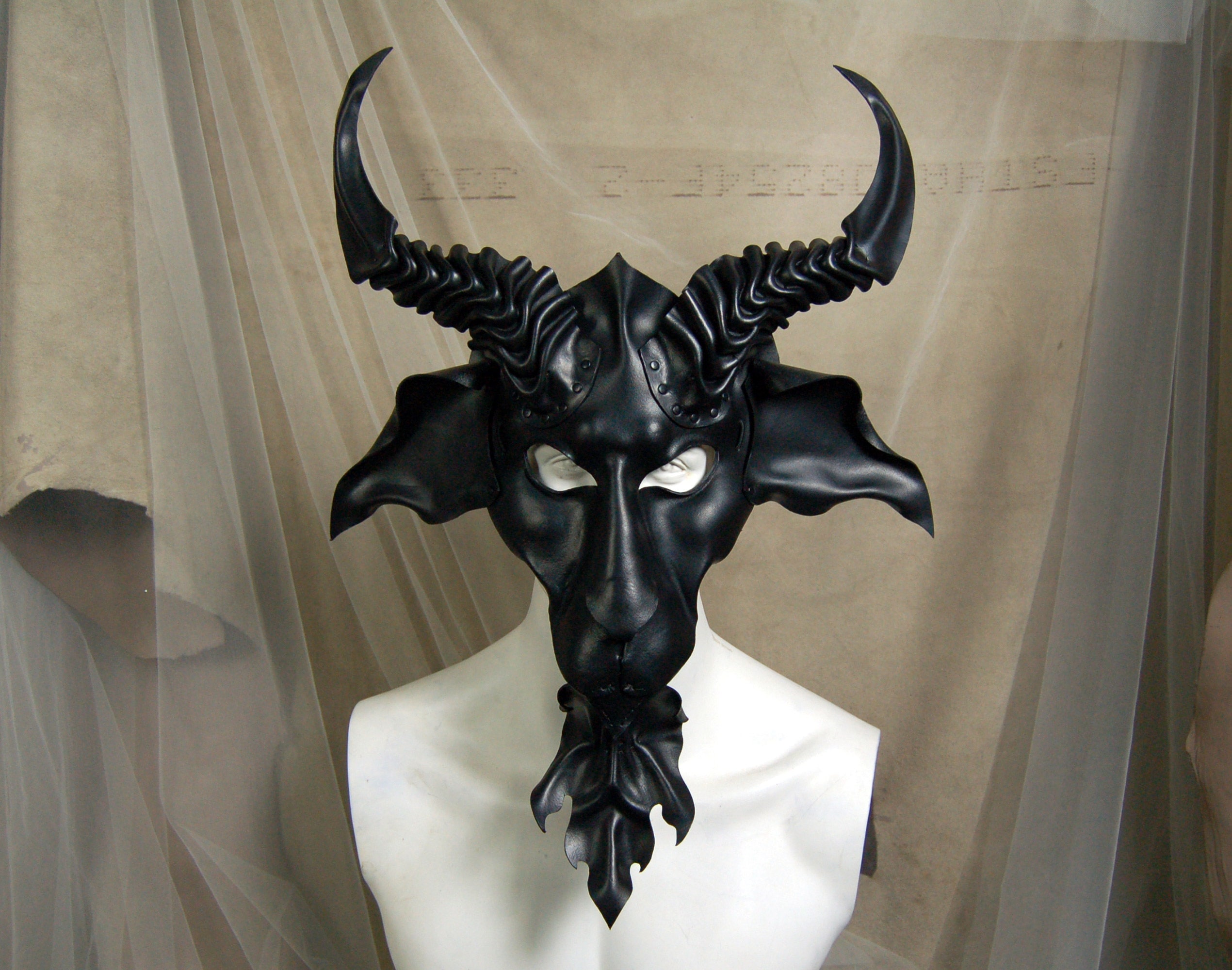 Satanic Goat Mask - Etsy Australia Satanic Goat Mask - Etsy Australia