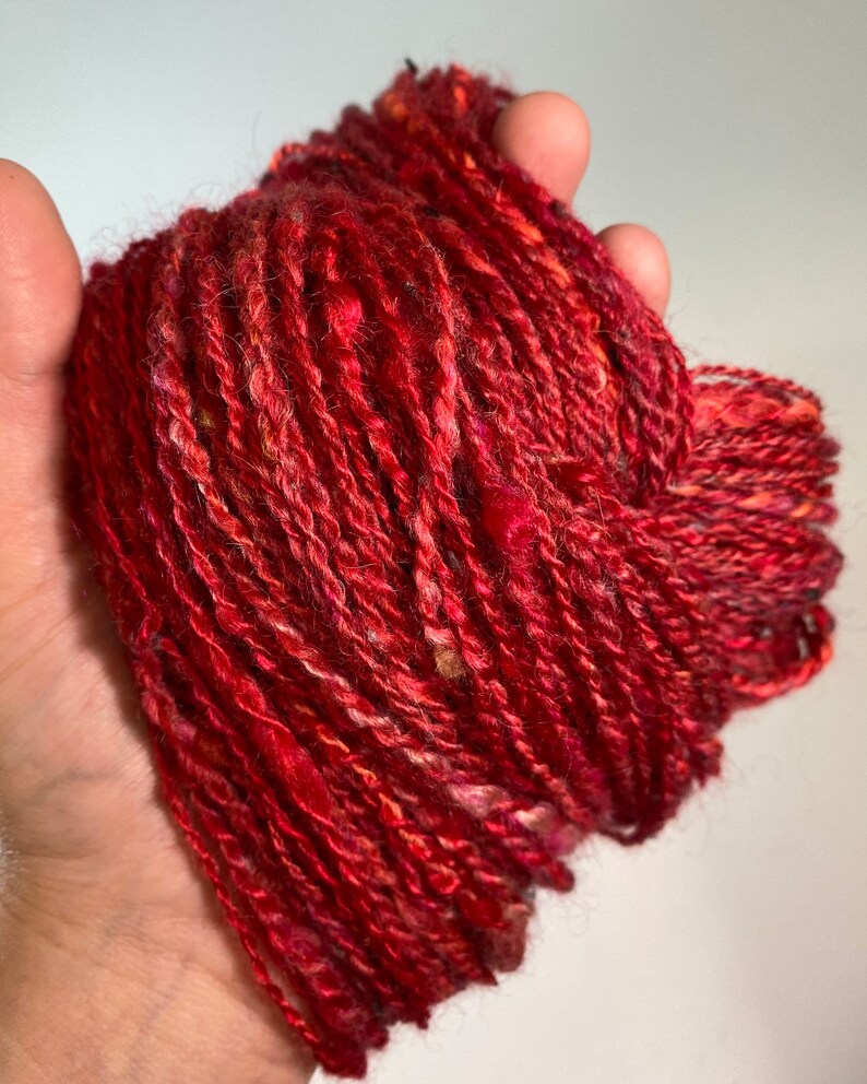 Handspun Yarn Little Red