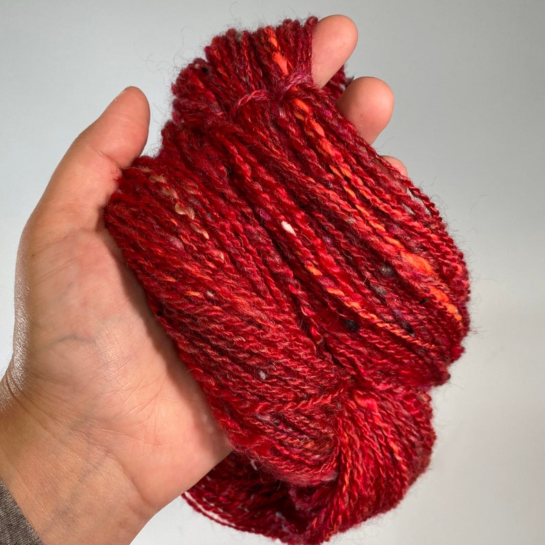 Handspun Yarn Little Red