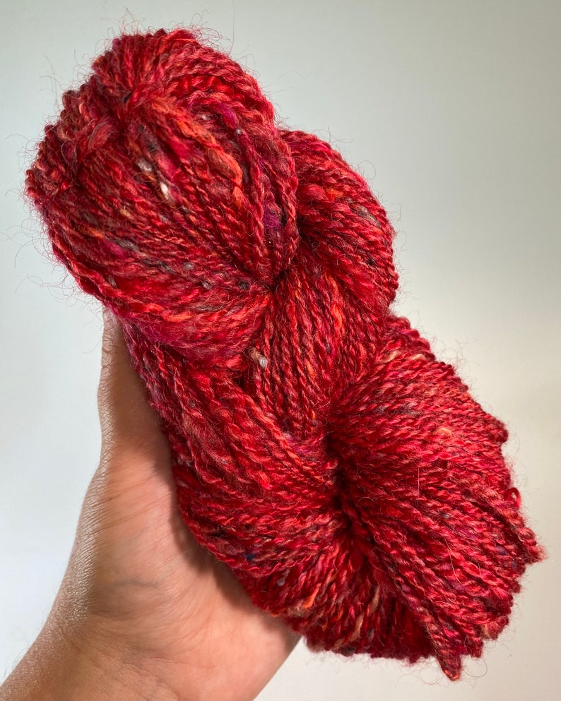 Handspun Yarn Little Red