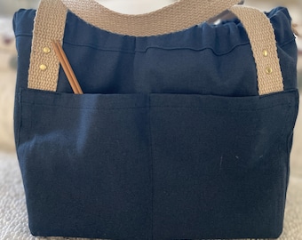 Project Bag Large Knitting Tote