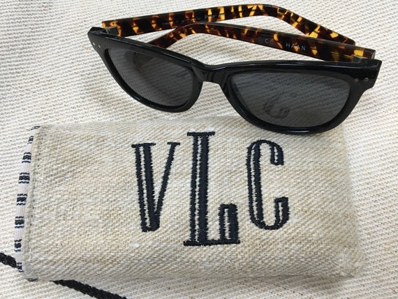 Eyeglass Case Monogram Sunglass Case Personalized Eyeglass 