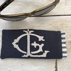 Eyeglass Case Monogram sunglass case personalized eyeglass case sunglass sleeve monogram sleeve image 7