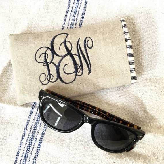 eyeglass case monogram