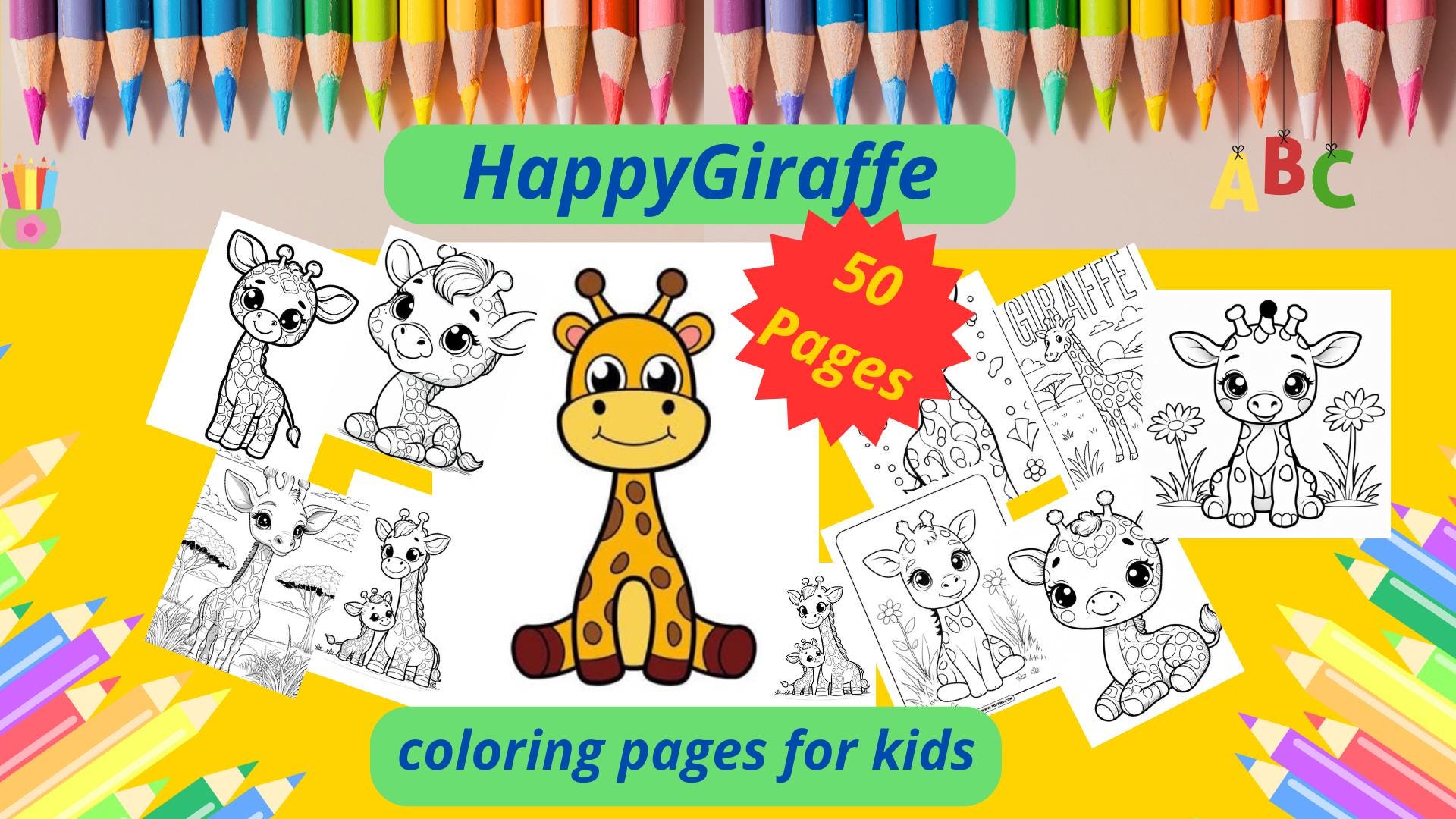 Coloring Pages for kids, Giraffe Coloring Pages For Kids Printable, Giraffe Coloring Sheets, Giraffe Coloring Book, Kids Coloring Pages