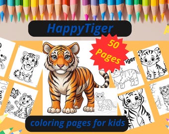 Coloring Pages for kids, Tiger Coloring Pages For Kids Printable, Tiger Coloring Sheets, Tiger Coloring Book, Kids Coloring Pages