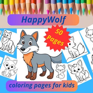 Coloring Pages for kids, wolf Coloring Pages For Kids Printable, wolf Coloring Sheets, wolf Coloring Book, Kids Coloring Pages