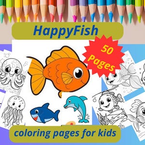 Coloring Pages for kids, Fish Coloring Pages For Kids Printable, Fish Coloring Sheets, Fish Coloring Book, Kids Coloring Pages