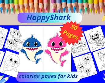 Coloring Pages for kids, Shark Coloring Pages For Kids Printable, Shark  Coloring Sheets, Shark Coloring Book, Kids Coloring Pages