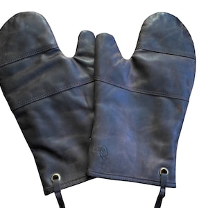 Paire de gants de cuisine en cuir pour le restaurant ou la maison image 4