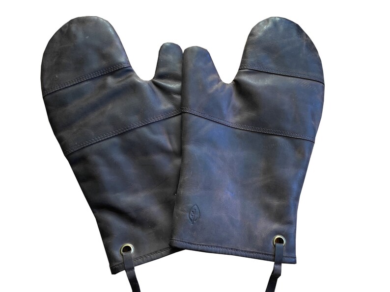 Paire de gants de cuisine en cuir pour le restaurant ou la maison image 4