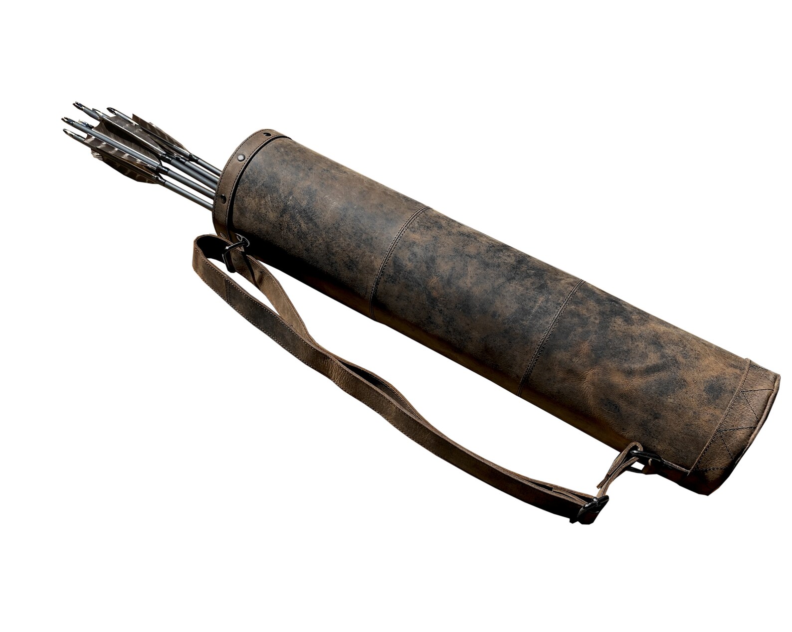 Leather Quiver Bag Archery Arrow Bag Meru V1 Etsy