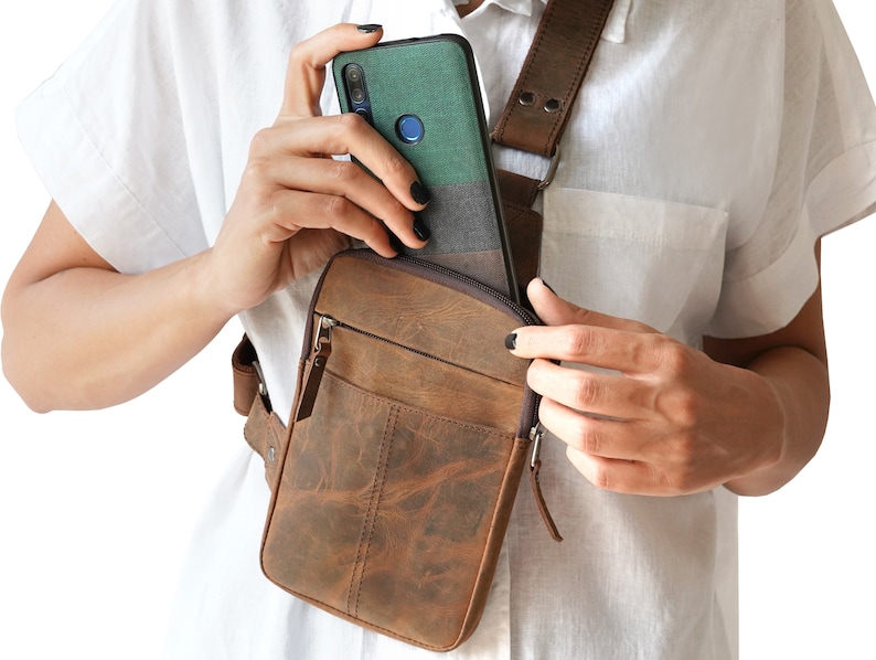 leather crossbody bag
