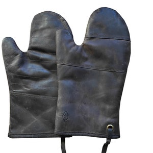 Paire de gants de cuisine en cuir pour le restaurant ou la maison image 5