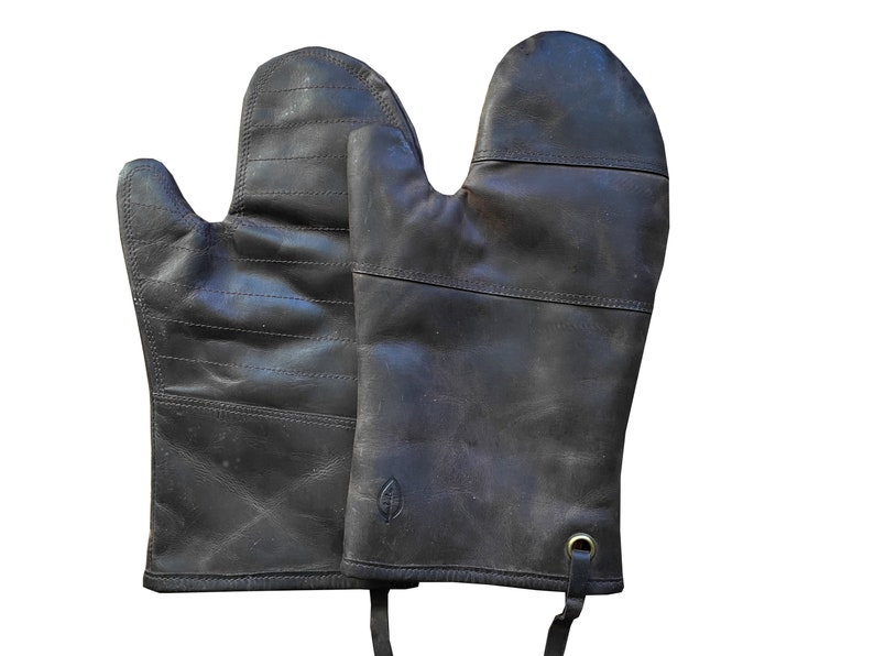 Paire de gants de cuisine en cuir pour le restaurant ou la maison image 5