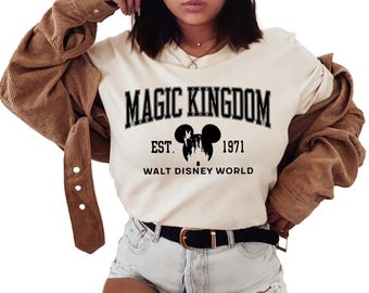 Disney World Shirt, Magic Kingdom Est 1971 Shirt, Walt Disney World Tee, Disneyland Trip Shirt, Disney Castle Shirt