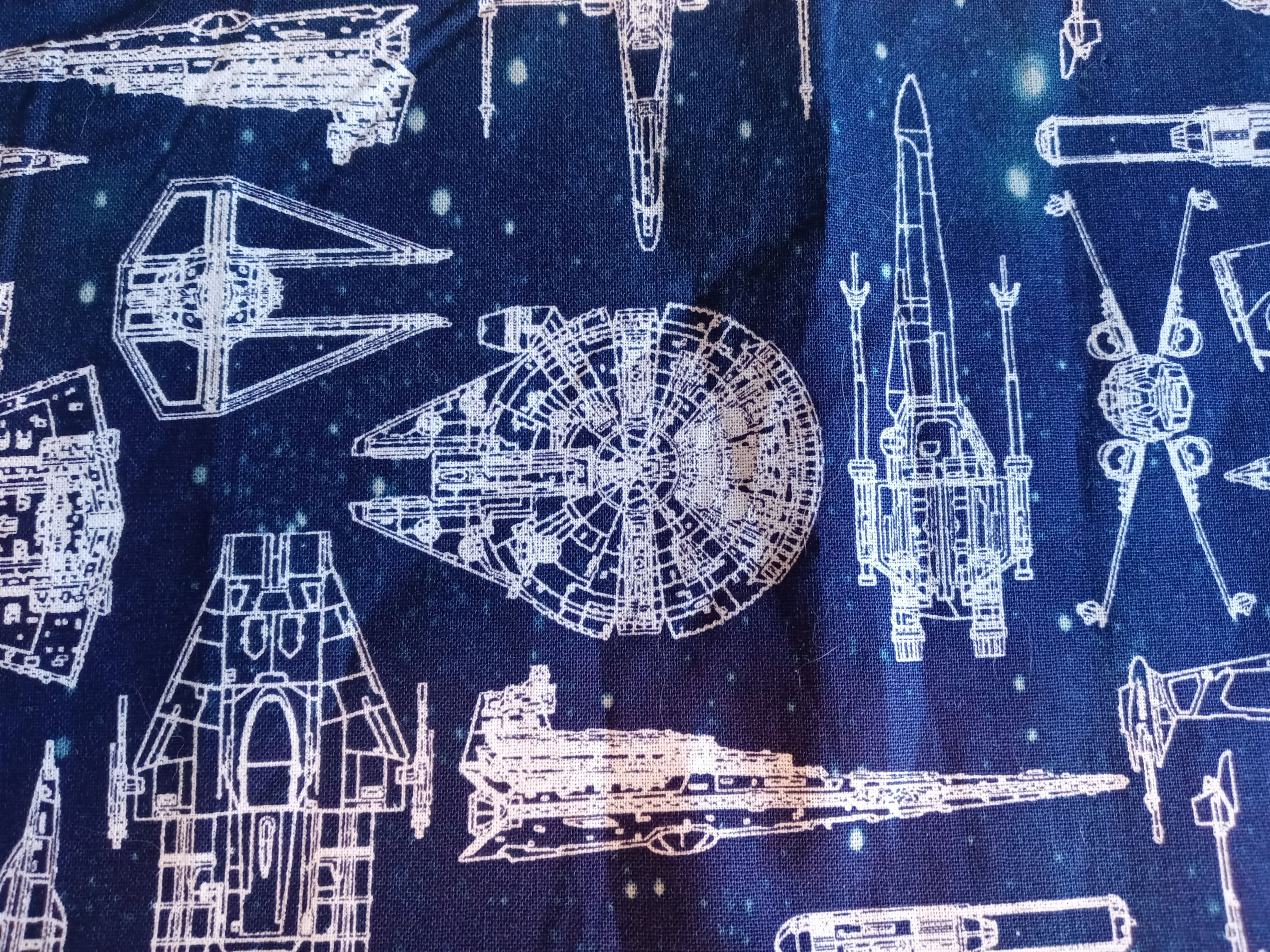 Star Wars Face Mask with a side opening for Filters. 5 PM 2.5 Filters are Included. Navy Blue, Space Ships, Machines, Washable, Adults, Kids - Thumbnail 6