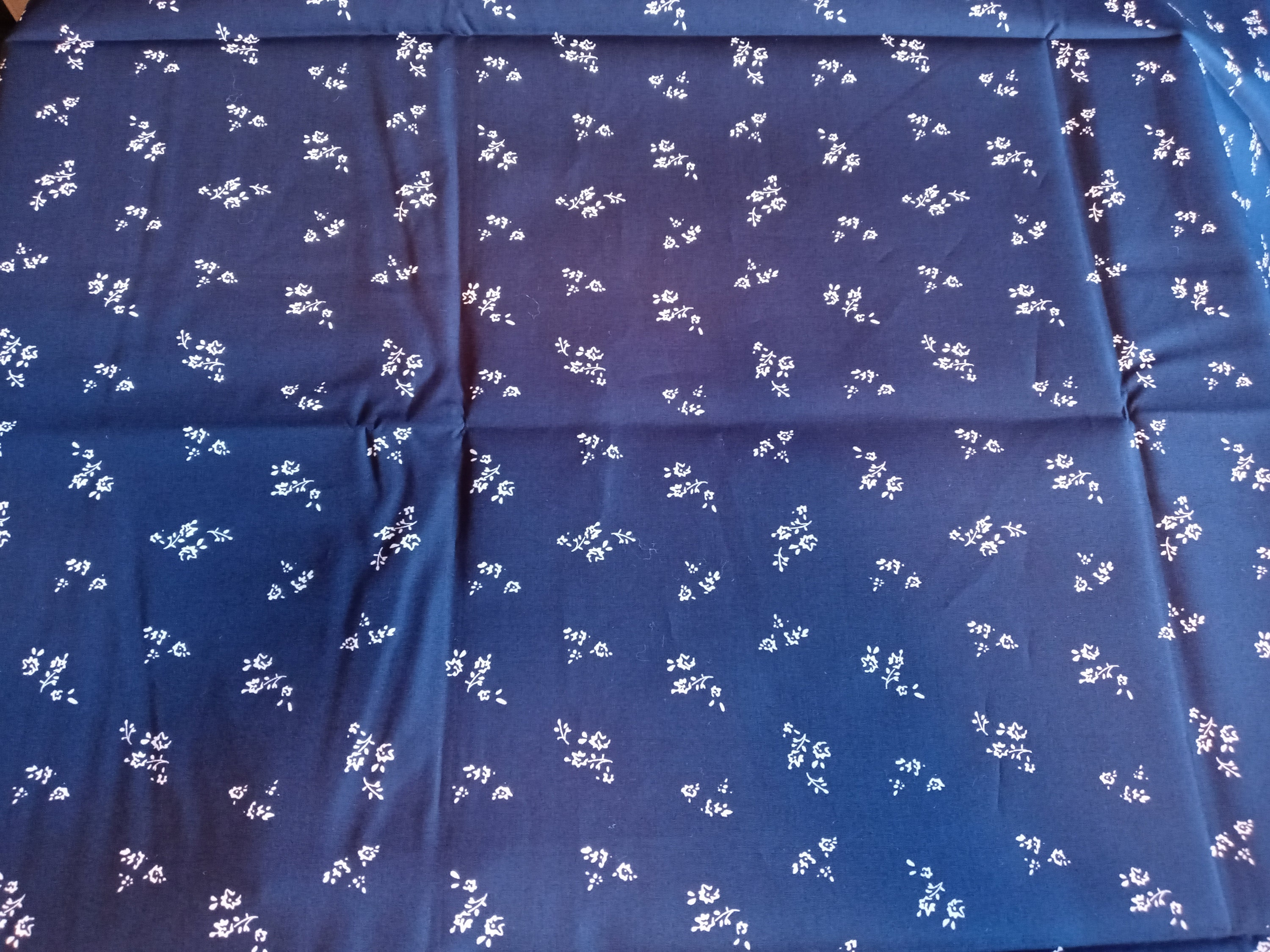 Floral Face Mask with side opening for filters. 5 PM 2.5 filters are included.  Dark Blue, Flowers, Washable, Kids, Adults - Thumbnail 5
