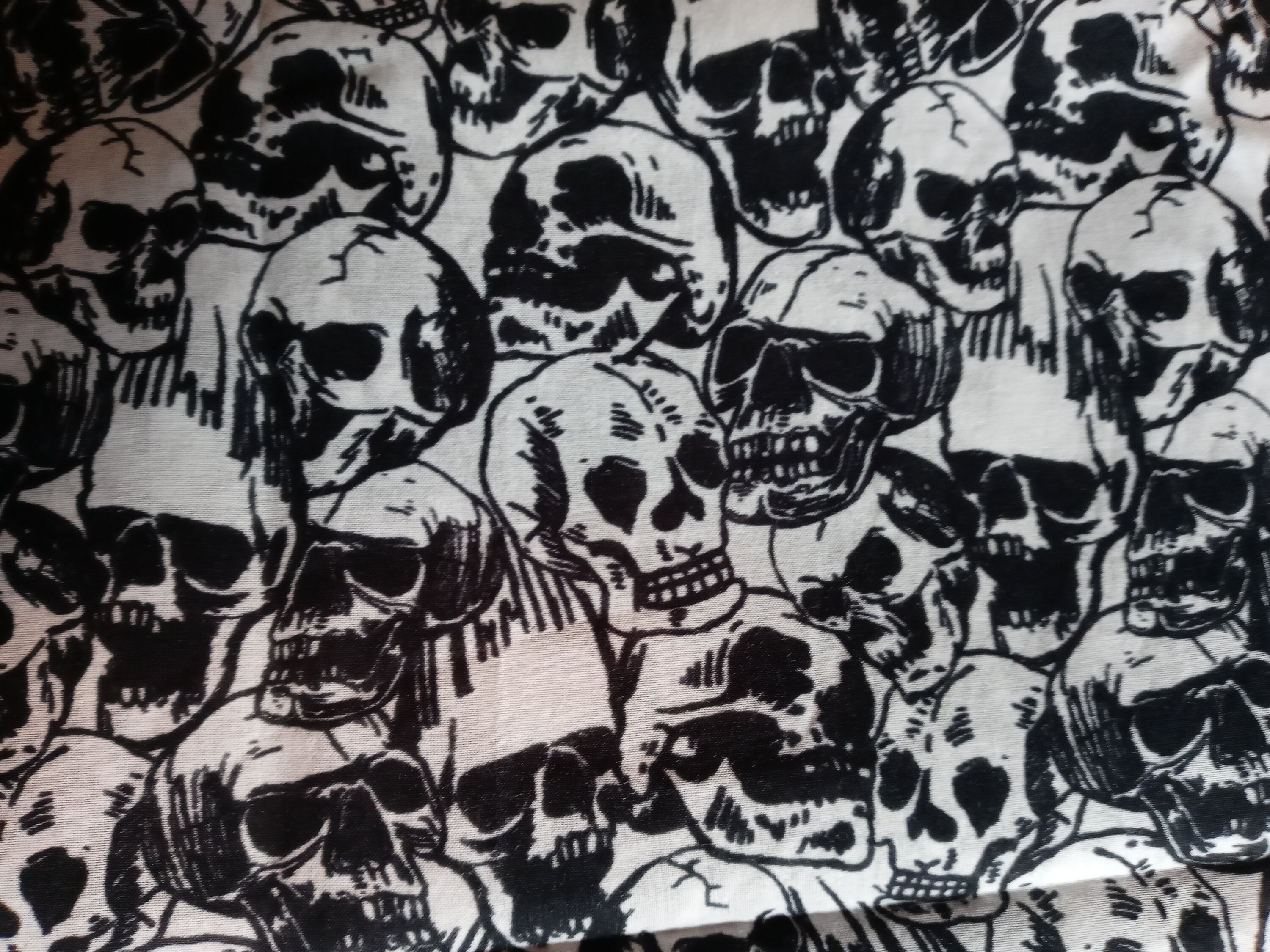 Skulls Face Mask with Side Opening for Filters. This Halloween Mask Includes 5 PM 2.5 filters. Masks with Skulls, Kids Masks - Thumbnail 6