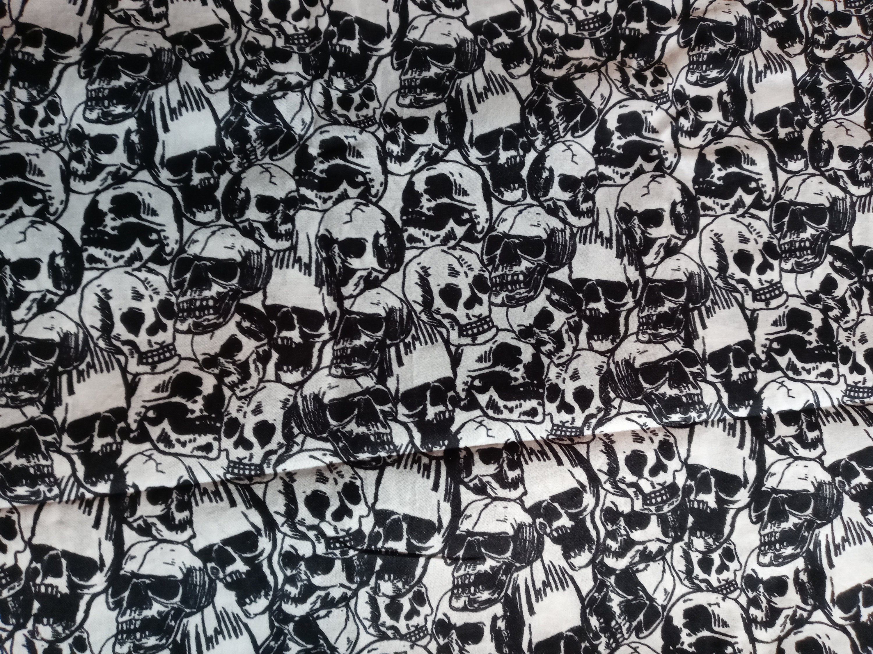 Skulls Face Mask with Side Opening for Filters. This Halloween Mask Includes 5 PM 2.5 filters. Masks with Skulls, Kids Masks - Thumbnail 5