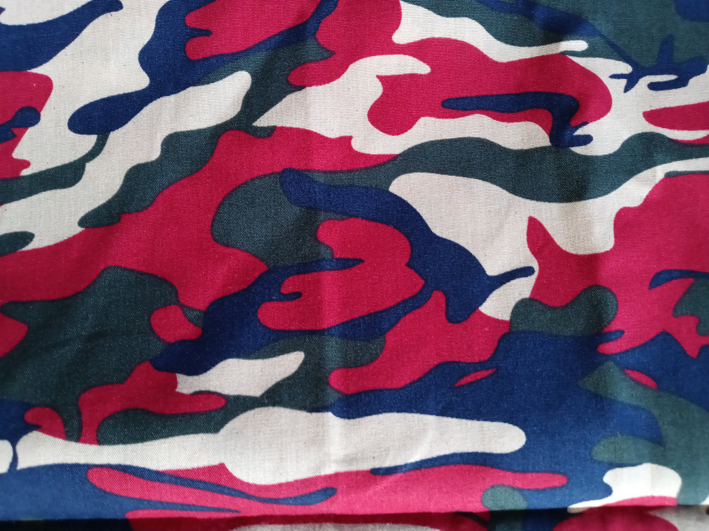 Red Camo Face Mask with side opening for filters. 5 PM 2.5 Filters are included with the mask. Washable, Red, Green, Beige, Blue - Thumbnail 7