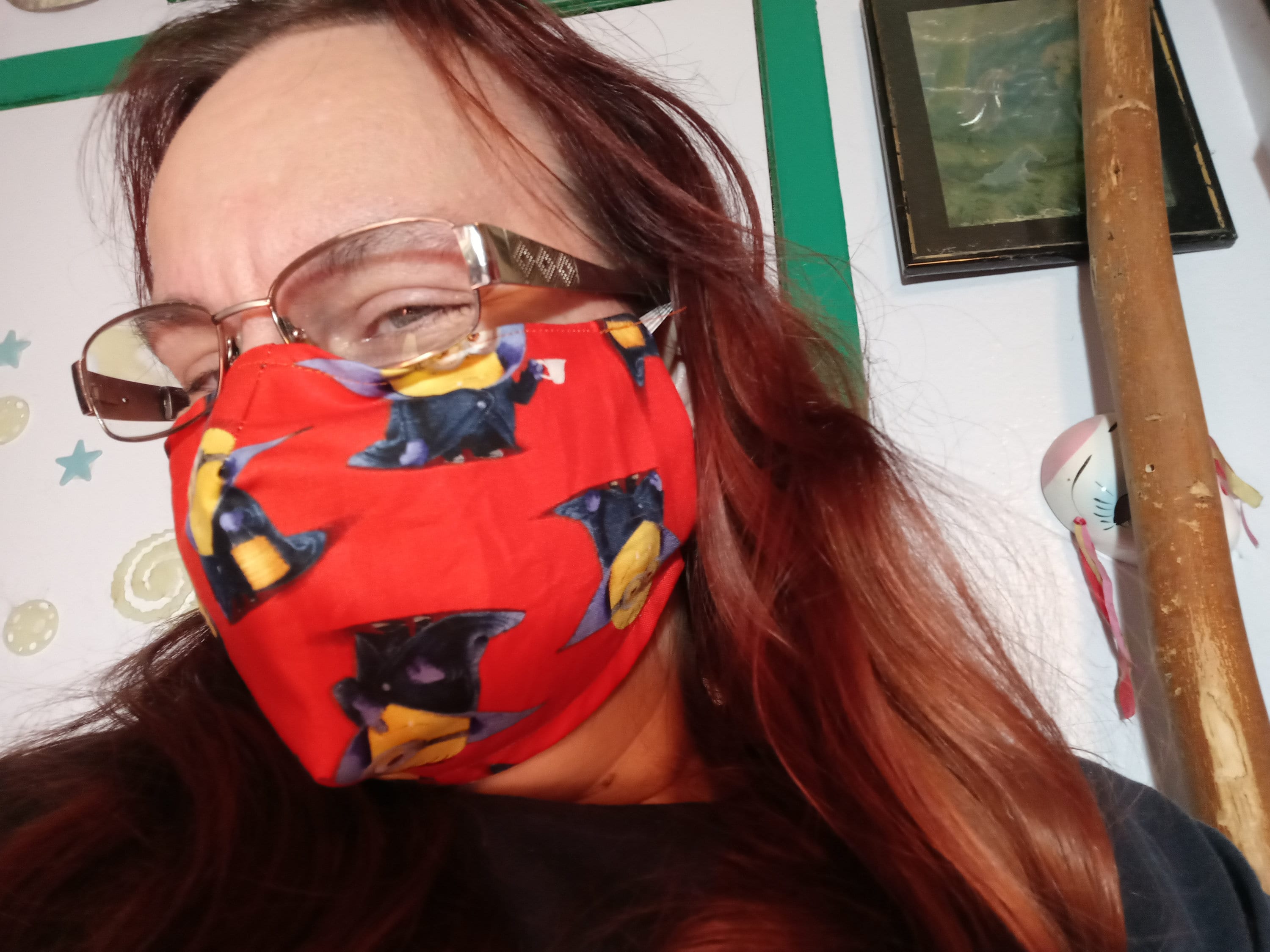 Minions Face Mask with Side Opening for Filters. 5 PM 2.5 Filters Included. Despicable Me, Orange,, Halloween, Washable, Adults, Kids - Thumbnail 4