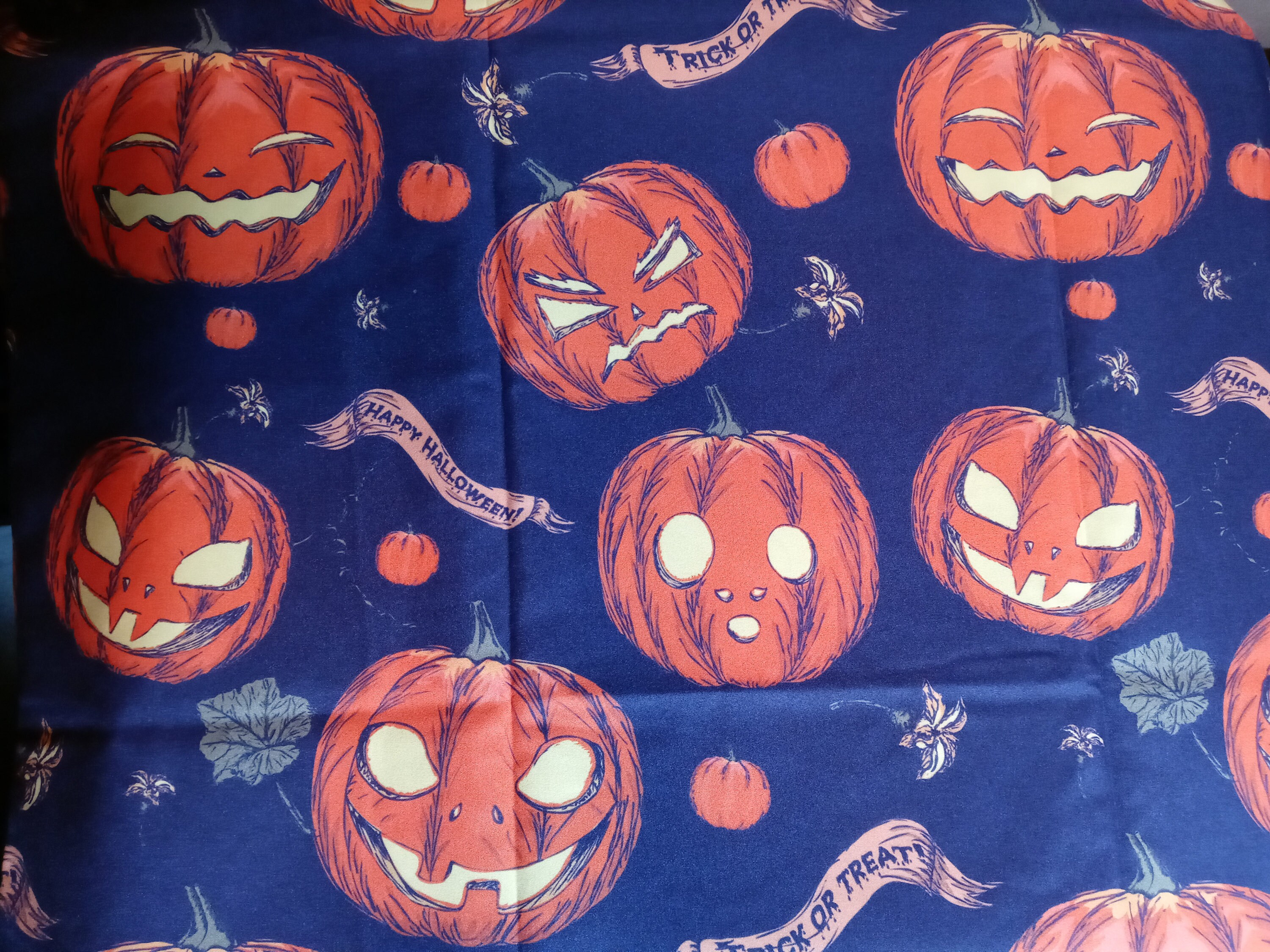 Halloween Pumpkin Face Mask With Side Opening for Filters. This Spooky Mask Includes 5 PM 2.5 filters. This is for Kids and Adults - Thumbnail 5