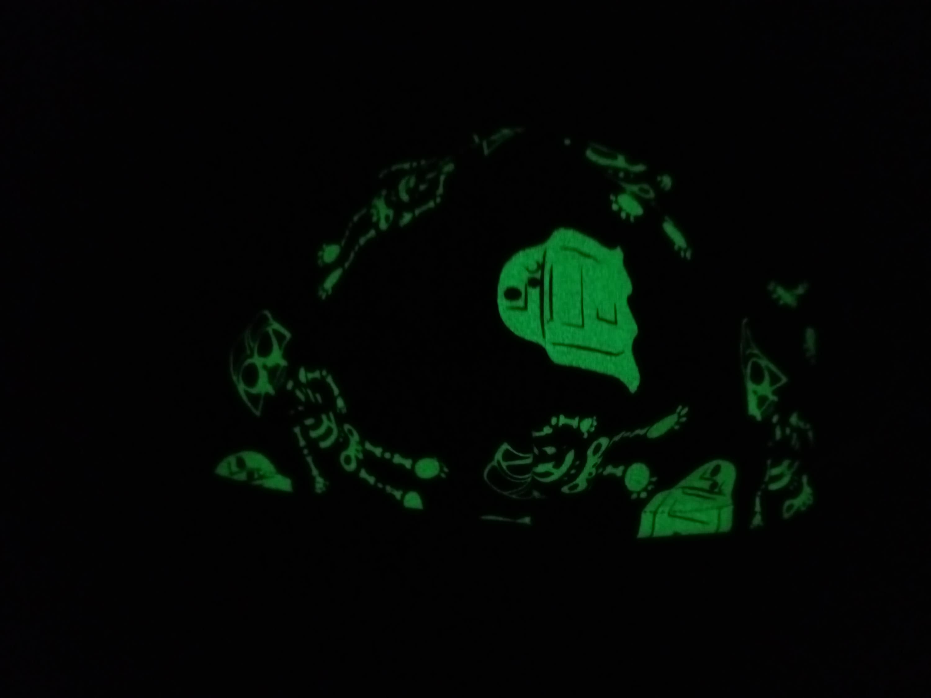 Star Wars Face Mask with Side Opening for Filters. This Halloween Mask includes 5 PM 2.5 filters. Glow in the Dark, Baby Yoda, Vader - Thumbnail 4