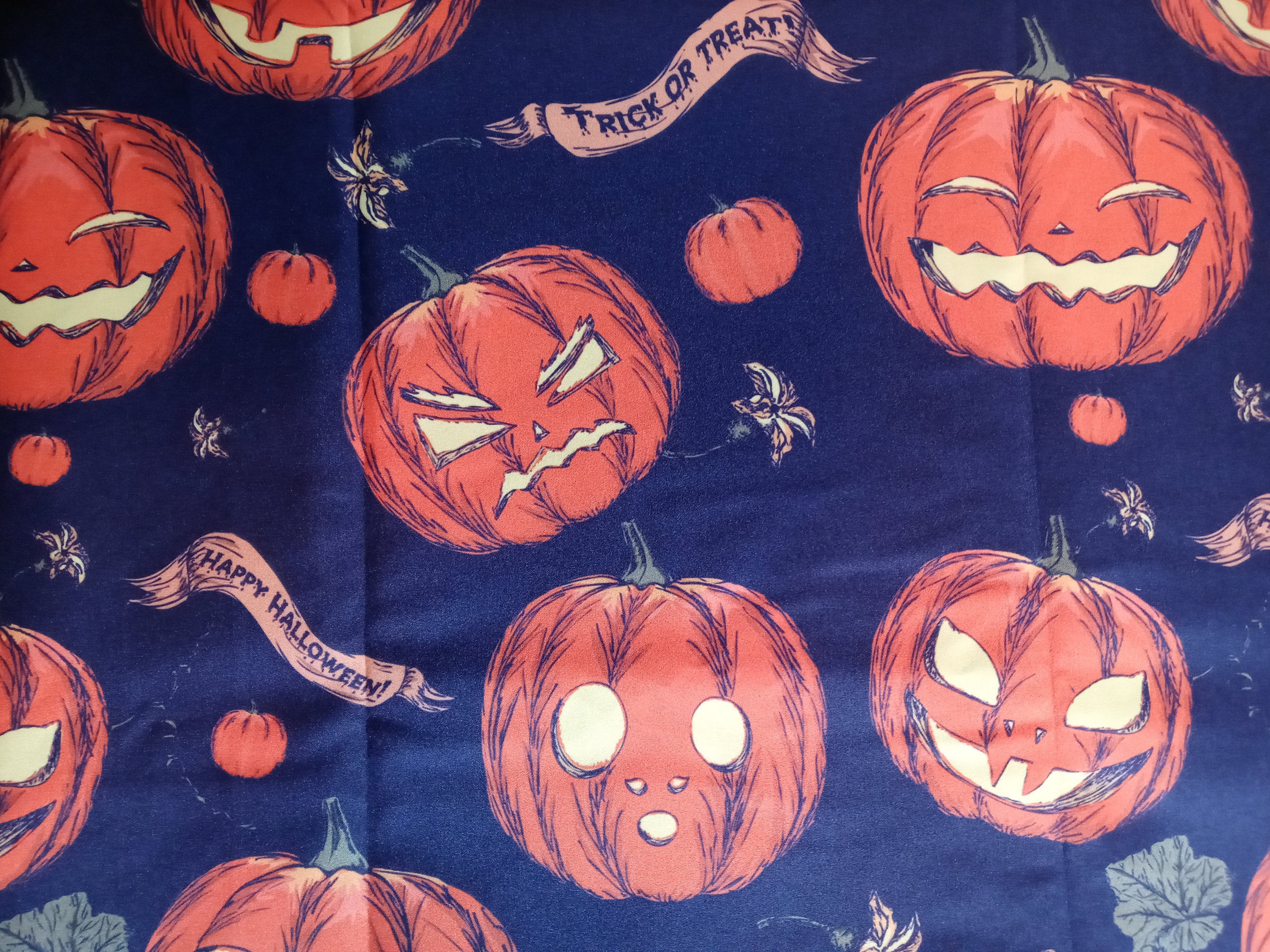 Halloween Pumpkin Face Mask With Side Opening for Filters. This Spooky Mask Includes 5 PM 2.5 filters. This is for Kids and Adults - Thumbnail 6