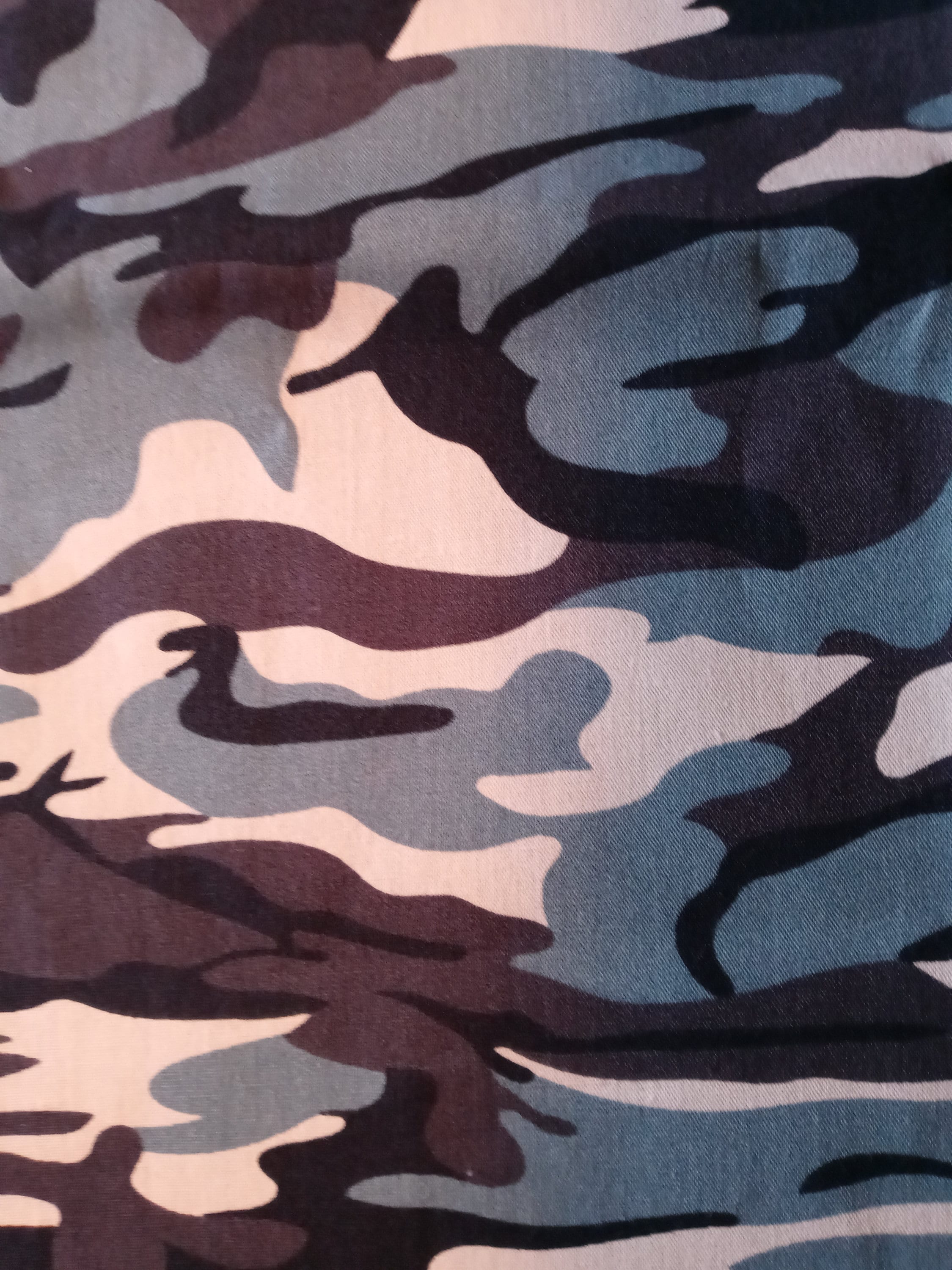 Blue Camo Face Mask with Side Opening for Filters. 5 PM 2.5 filters included. Washable - Thumbnail 6