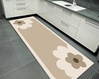 Japanese Style Diatomite Kitchen Mat, Non Slip Absorbent Floor Rug,printed rug