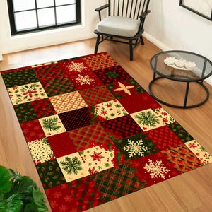 Vintage Holiday Rug - Etsy