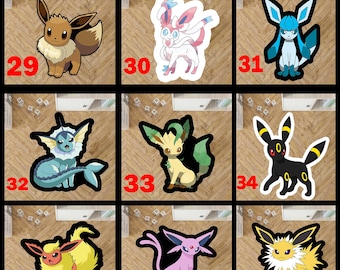 Sylveon rug,Eevee rug, Vaporeon rug, Espeon rug, Leafeon rug, Umbreon rug, Non-slip Area Rug, Home Decor Mat, Anime rug Japanese Anime Rug