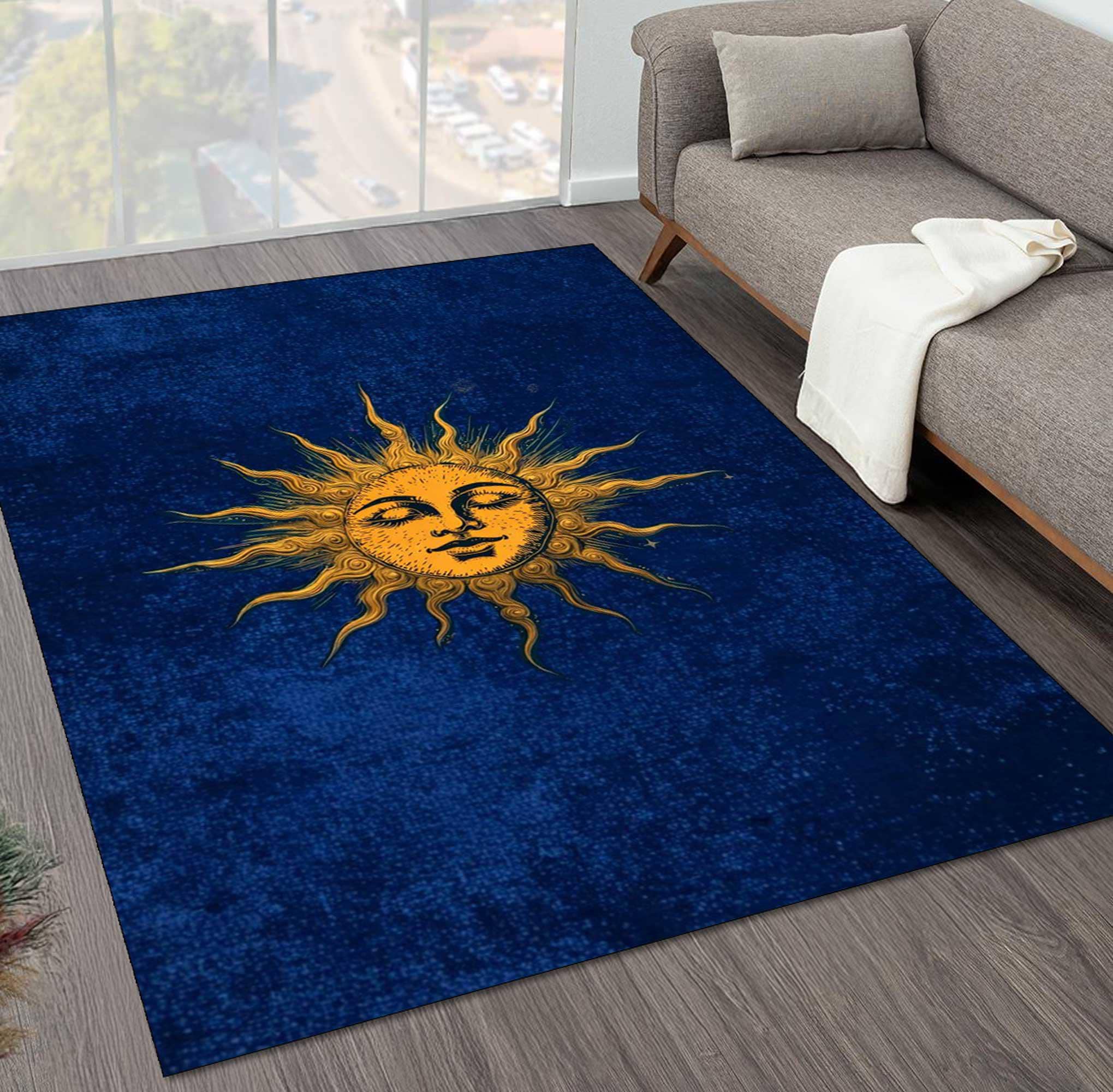 Vintage Celestial Rug - Etsy