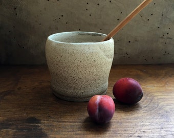 cup speckled vessel creme rustic poterie unique ceramica polli pots handmade studio white pottery scandinavian