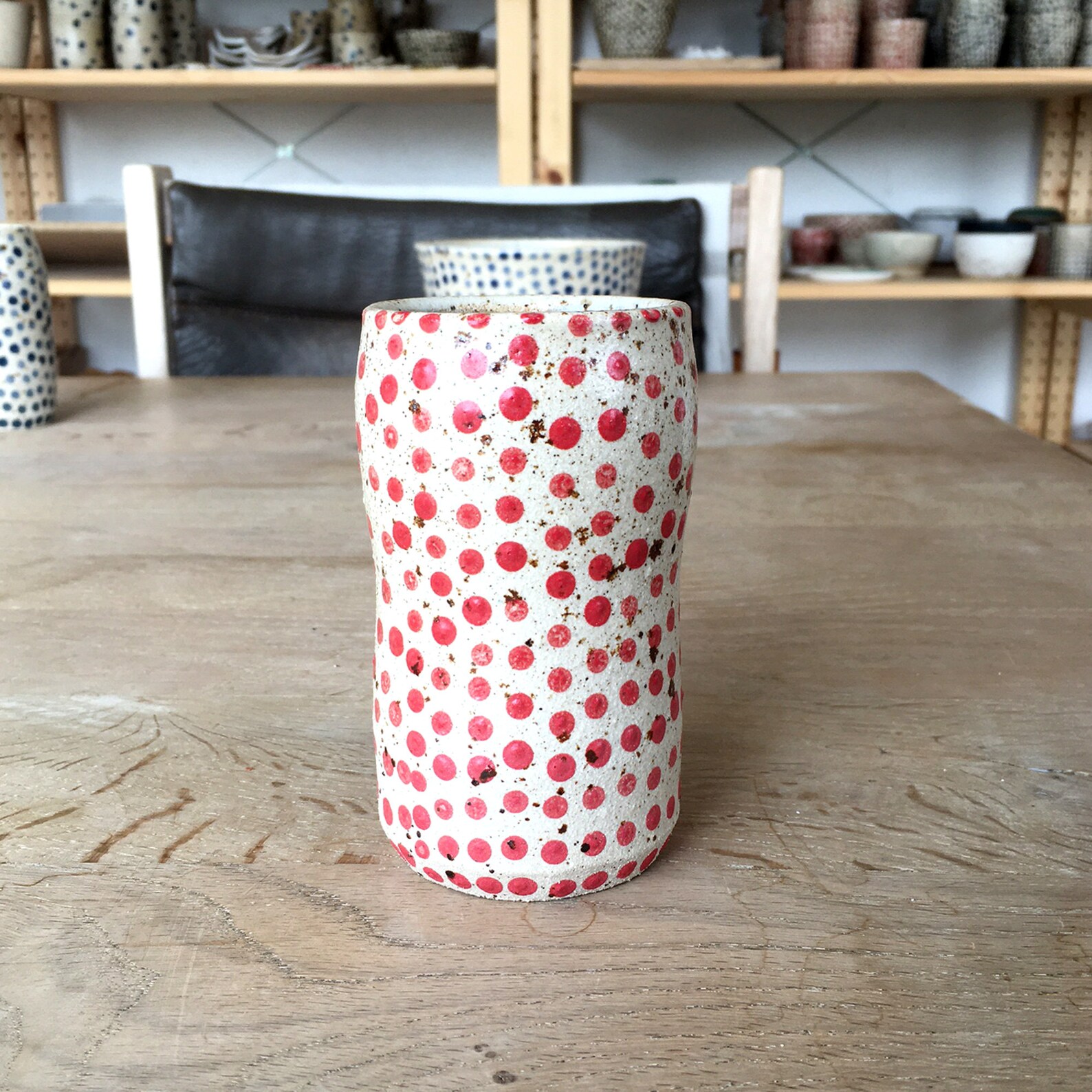 EeliArtStudio Polka dot vase