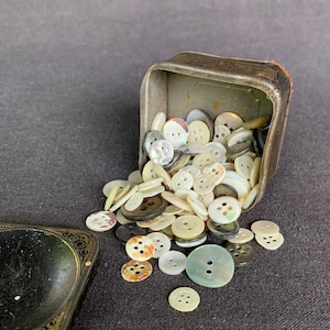 Lot De 12 Boutons Vintage Blanc Crème - 27 Mm - Plastique Qualité - Pour Tricot, Déco, Artisanat