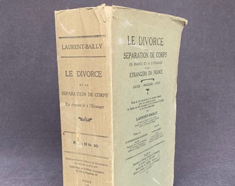 Divorce big book. 1910 legal historical law reference dictionary. Separation party marriage ending anti wedding lawyer Valentine's day gift