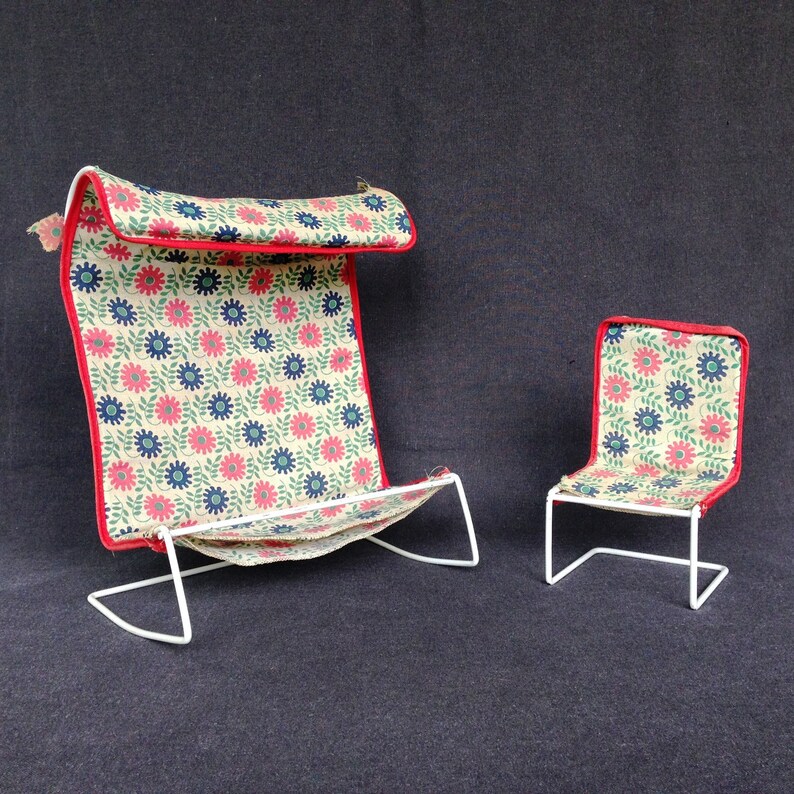 Retro Fifties Doll House Patio Furniture Set. Collectible Etsy