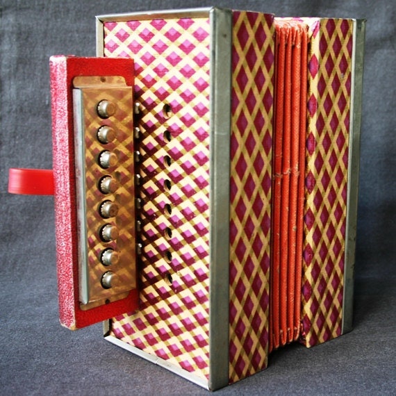 vintage toy accordion