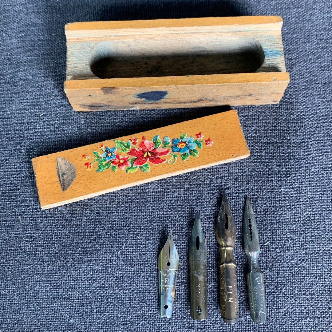 Tiny Secret Wooden Box With Sliding Top. Lovely Antique Wood Etsy