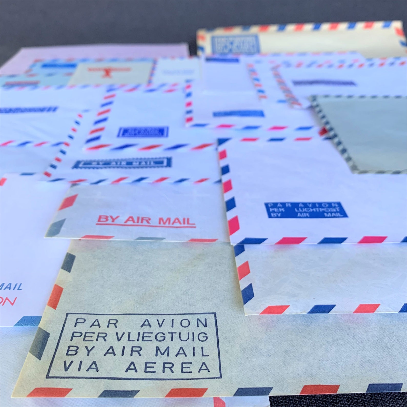 Vintage Air Mail Envelopes Instant Collection of 24 All Etsy