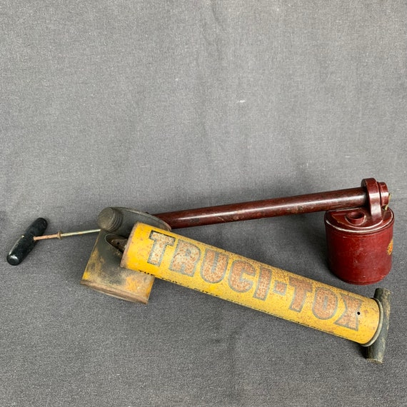 殺虫剤 スプレー 噴霧器 ポンプ フランス アンティーク 殺虫剤噴霧器(殺虫スプレー器) D／E - 骨董、古民具、古書の