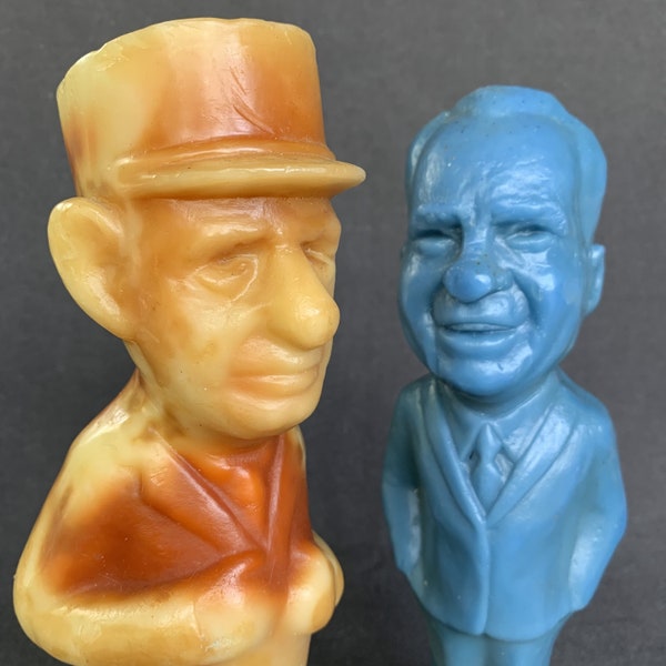 vintage politique portrait bougie figurines Rétro commémorative politique souvenirs souvenir Fun politicien antique objets de collection caricature