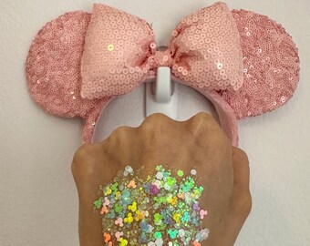 Rainbow Pastel Mouse Head Mix Glitter Gel
