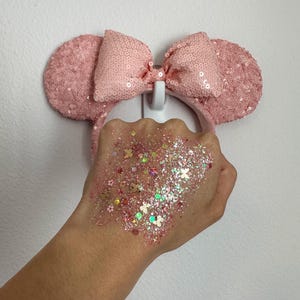 Pink Spring Glitter Gel