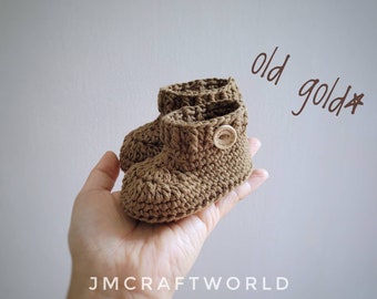 Baby boots, baby shoes, baby booties, baby unisex shoes, baby crib, baby shower gift, newborn gift, baby photo prop, newborn shoes