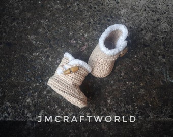 Baby ugg boots, newborn boots, newborn shoes, baby crib, unisex baby booties, baby shower gift, baby photo prop, baby long boots