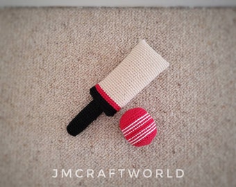 baby toy cricket, cricket ball rattle, cricket bat, baby stuffed toy, baby shower gift, baby photo prop, baby rattle